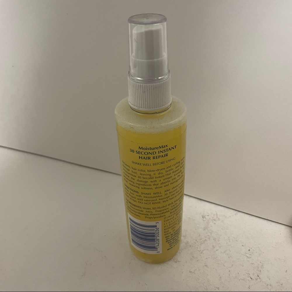 Lustrasilk Moisture Max Instant Hair Repair Leave in Treatment HTF - Picture 3 of 3